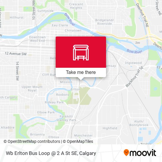 Wb Erlton Bus Loop @ 2 A St SE map