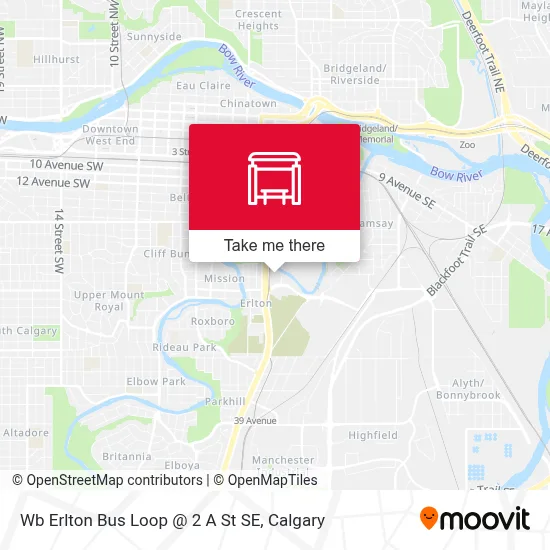 Wb Erlton Bus Loop @ 2 A St SE map