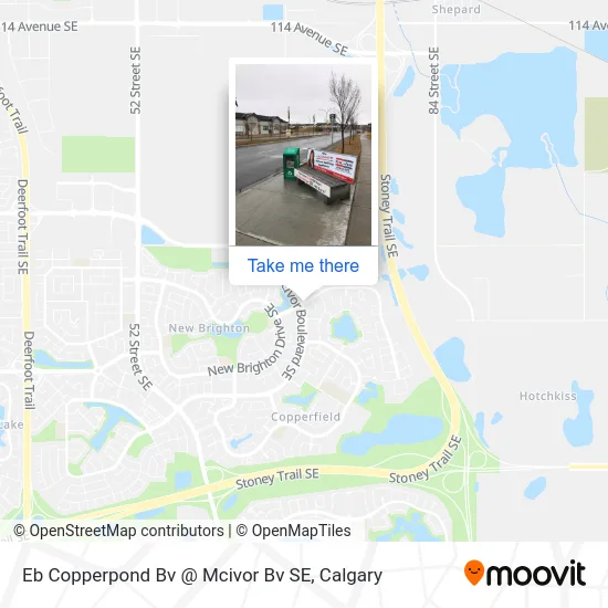 Eb Copperpond Bv @ Mcivor Bv SE map