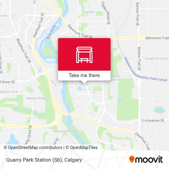 Quarry Park Station (Sb) map