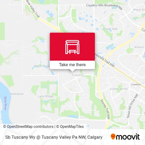 Sb Tuscany Wy @ Tuscany Valley Pa NW map