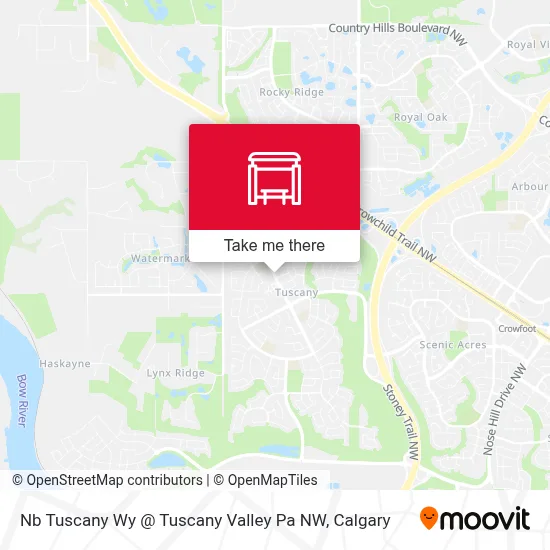 Nb Tuscany Wy @ Tuscany Valley Pa NW map