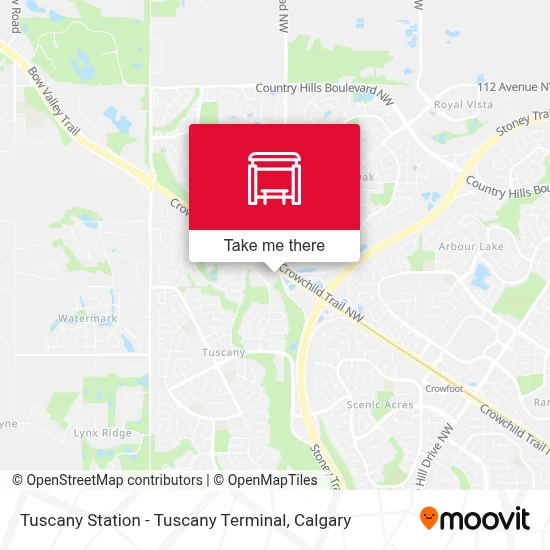 Tuscany Station - Tuscany Terminal map