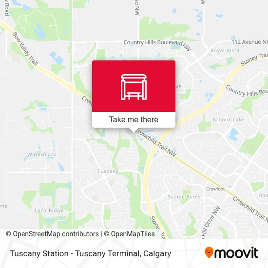 Tuscany Station - Tuscany Terminal map