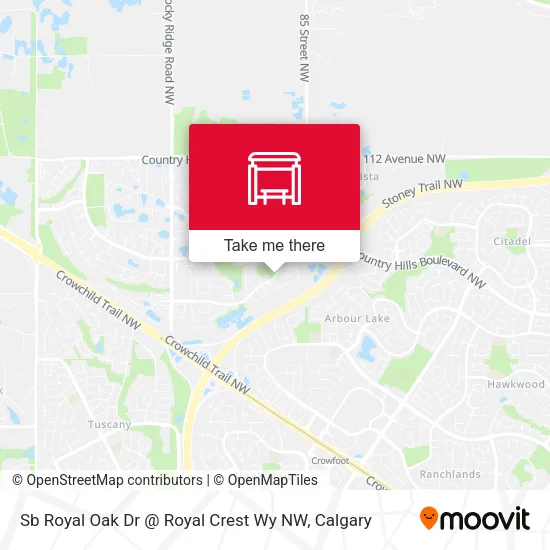 Sb Royal Oak Dr @ Royal Crest Wy NW map