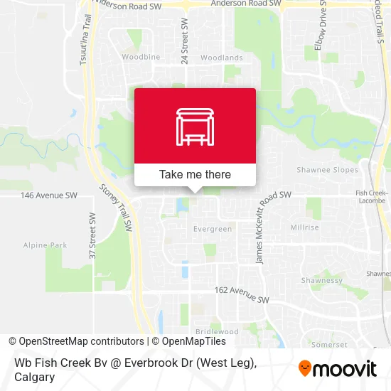 Wb Fish Creek Bv @ Everbrook Dr (West Leg) map