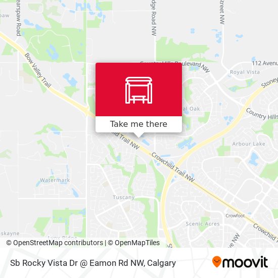 Sb Rocky Vista Dr @ Eamon Rd NW map