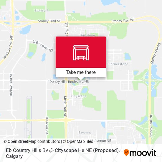 Eb Country Hills Bv @ Cityscape He NE (Proposed) map