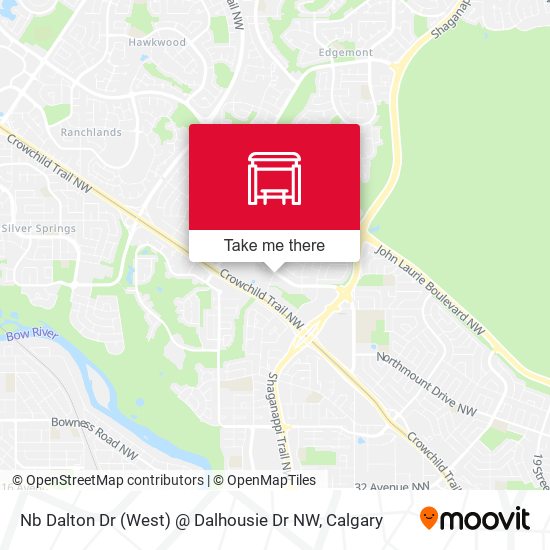 Nb Dalton Dr (West) @ Dalhousie Dr NW map