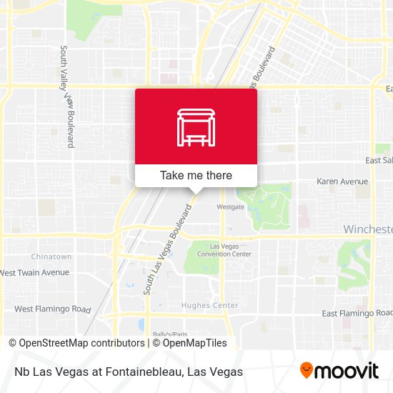 Nb Las Vegas at Fontainebleau map