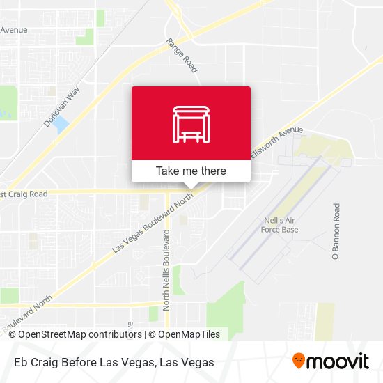 Eb Craig Before Las Vegas map