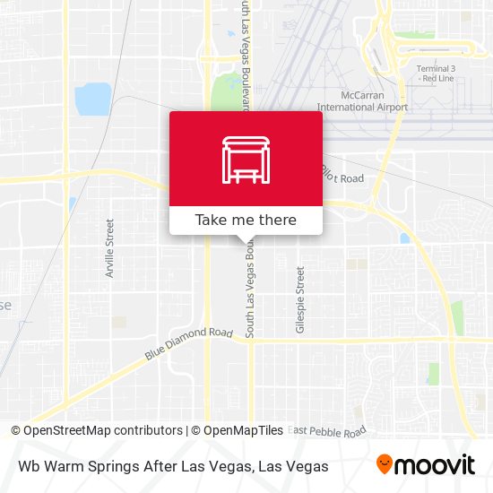 Wb Warm Springs After Las Vegas map