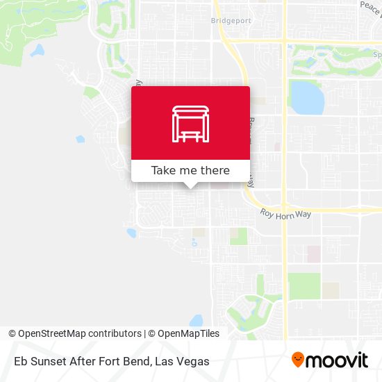 Mapa de Eb Sunset After Fort Bend