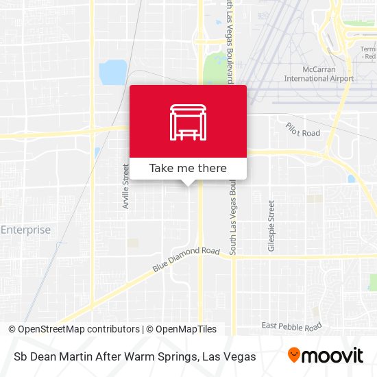 Mapa de Sb Dean Martin After Warm Springs