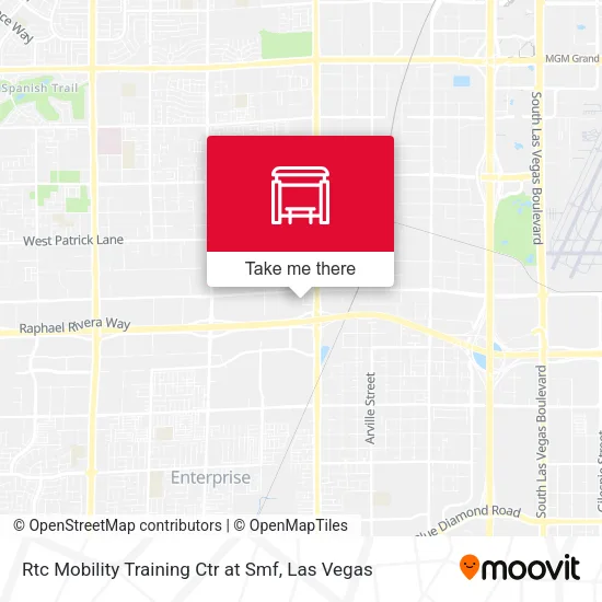 Mapa de Rtc Mobility Training Ctr at Smf