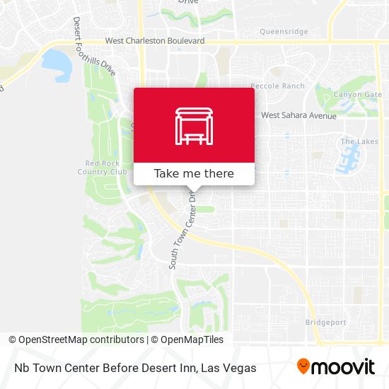 Nb Town Center Before Desert Inn map