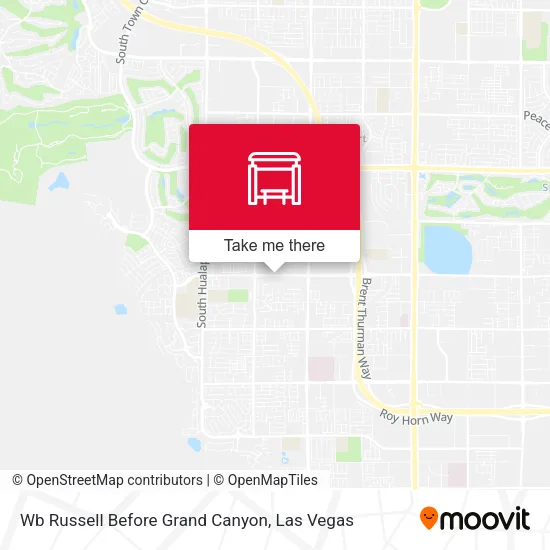 Wb Russell Before Grand Canyon map