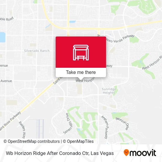Wb Horizon Ridge After Coronado Ctr map