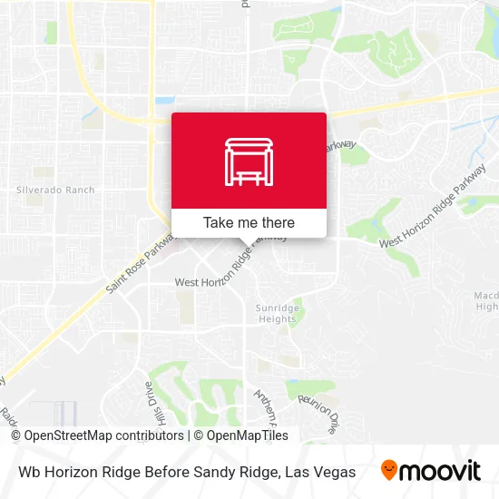 Mapa de Wb Horizon Ridge Before Sandy Ridge
