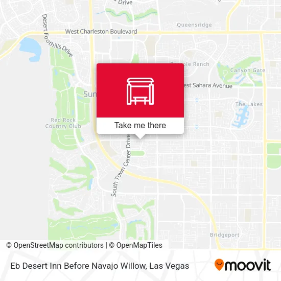 Mapa de Eb Desert Inn Before Navajo Willow