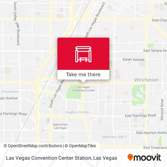 Mapa de Las Vegas Convention Center Station