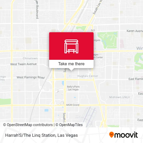 Harrah'S/The Linq Station map
