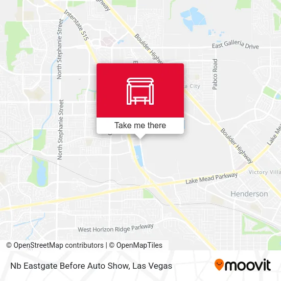 Mapa de Nb Eastgate Before Auto Show