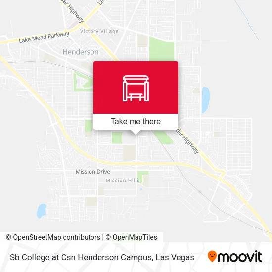 Sb College at Csn Henderson Campus map