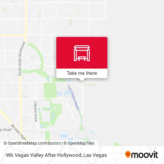 Mapa de Wb Vegas Valley After Hollywood