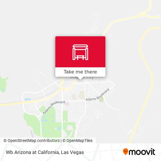 Mapa de Wb Arizona at California