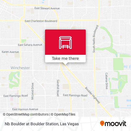 Mapa de Nb Boulder at Boulder Station