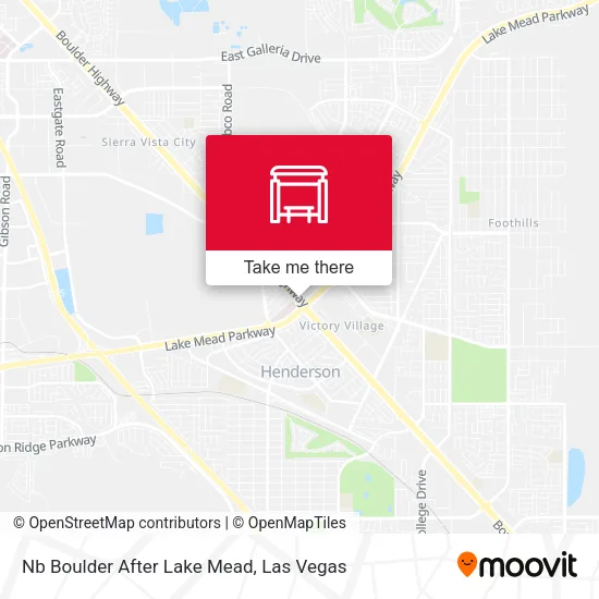 Mapa de Nb Boulder After Lake Mead