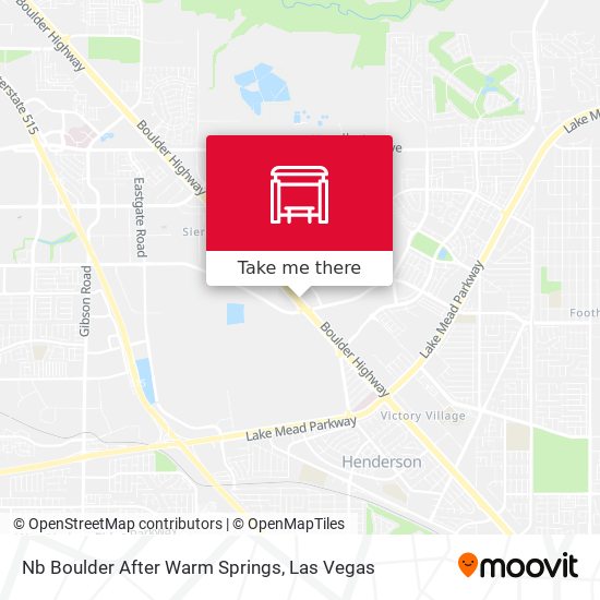 Mapa de Nb Boulder After Warm Springs