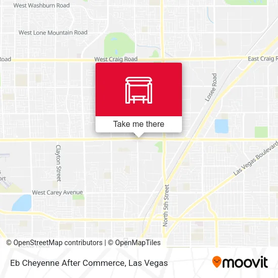Mapa de Eb Cheyenne After Commerce