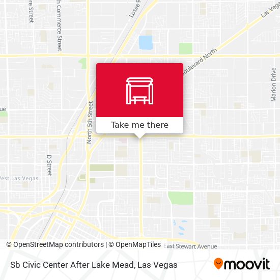 Mapa de Sb Civic Center After Lake Mead
