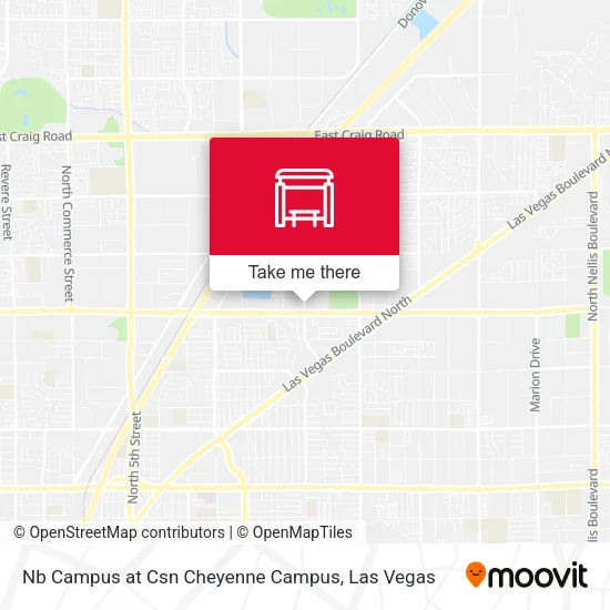 Mapa de Nb Campus at Csn Cheyenne Campus