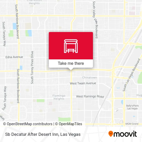Mapa de Sb Decatur After Desert Inn