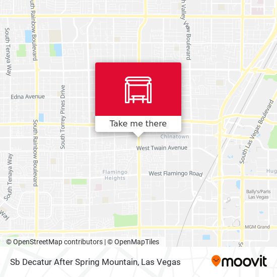 Mapa de Sb Decatur After Spring Mountain