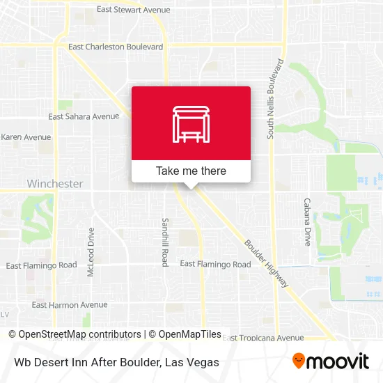 Wb Desert Inn After Boulder map