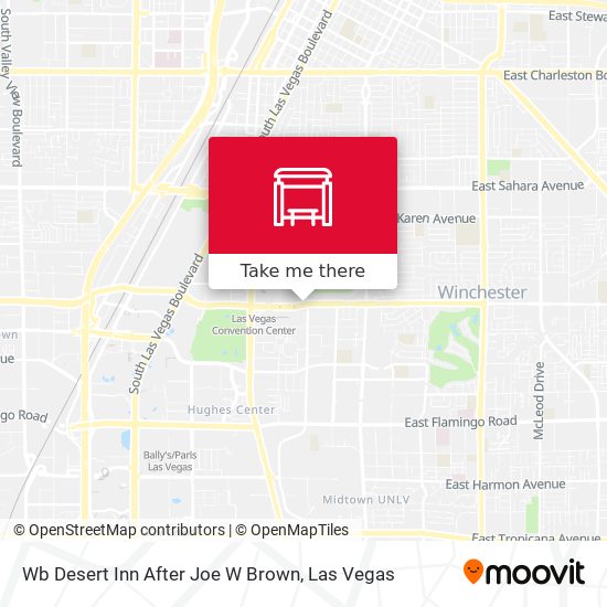 Mapa de Wb Desert Inn After Joe W Brown