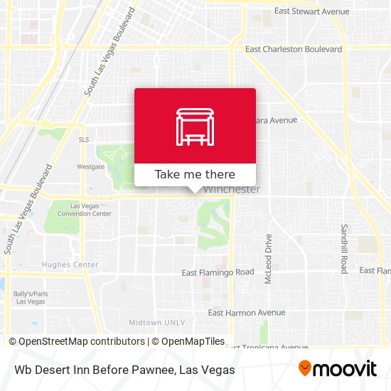 Mapa de Wb Desert Inn Before Pawnee