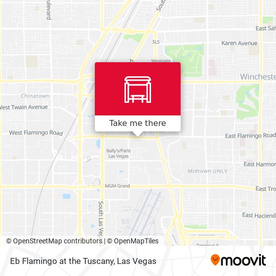 Mapa de Eb Flamingo at the Tuscany