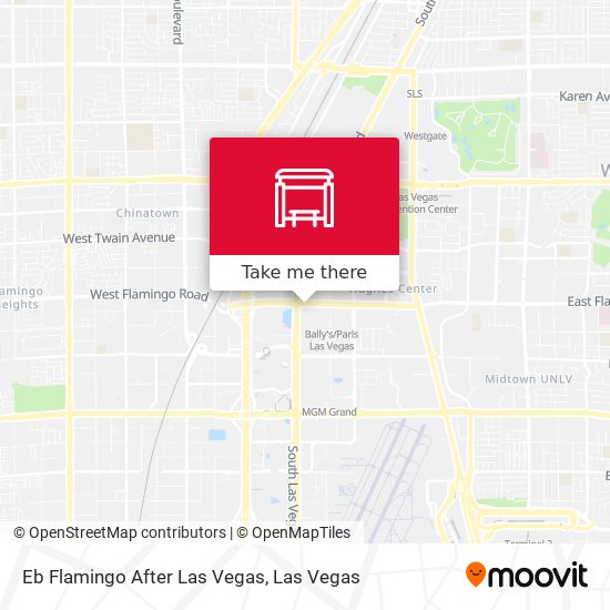 Mapa de Eb Flamingo After Las Vegas