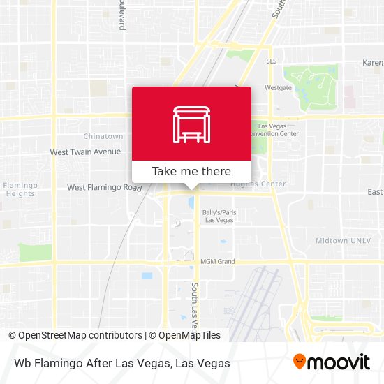 Wb Flamingo After Las Vegas map