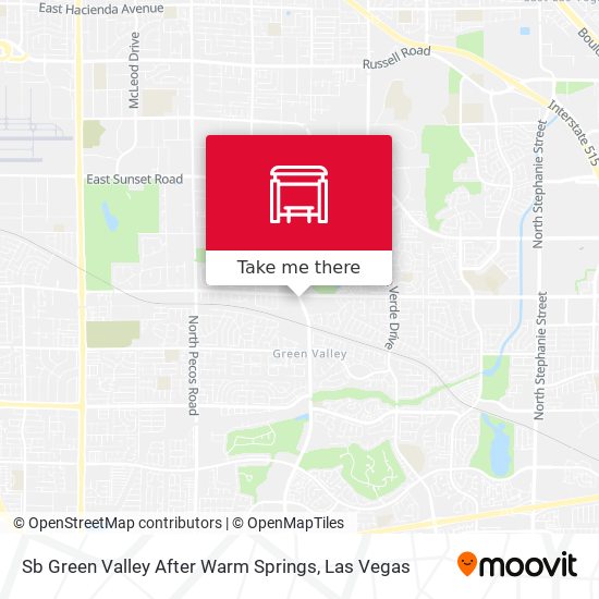 Sb Green Valley After Warm Springs map