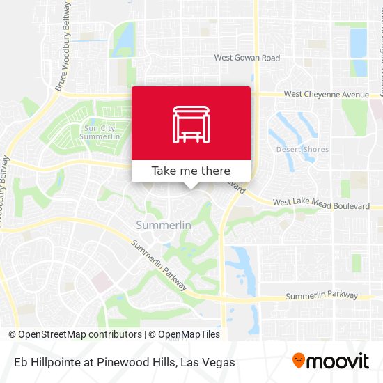 Mapa de Eb Hillpointe at Pinewood Hills