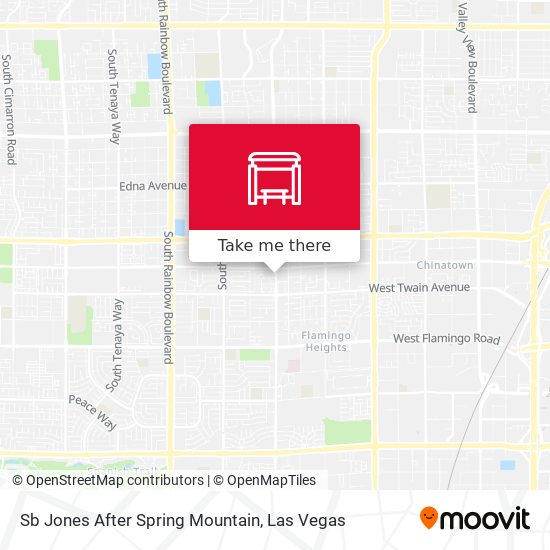 Mapa de Sb Jones After Spring Mountain