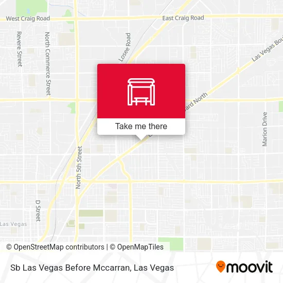 Mapa de Sb Las Vegas Before Mccarran
