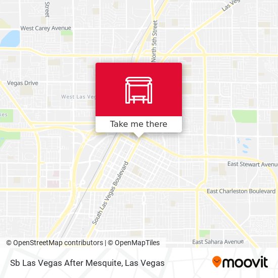Sb Las Vegas After Mesquite map