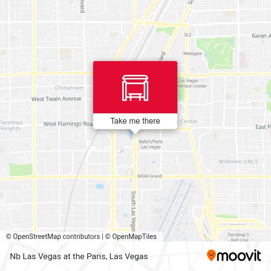 Mapa de Nb Las Vegas at the Paris